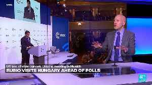 US Secretary of State Rubio's trip to Europe